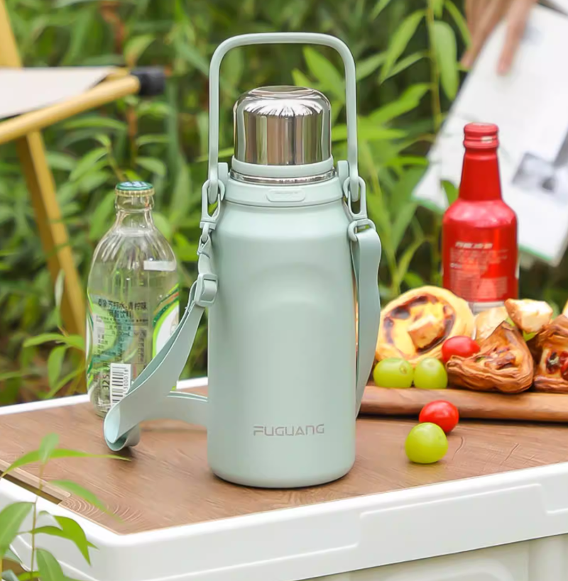 Insulated Stainless Steel Flask (700ml-1500ml) - 316L Medical Grade - 24H Thermal Performance