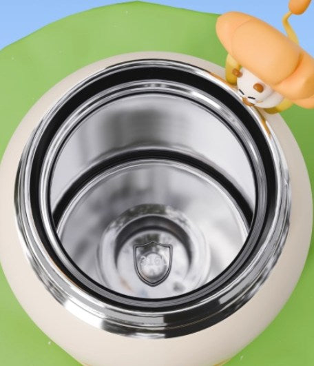 Kids Insulated Water Bottle - 316L Steel & Dual Straw 560ml