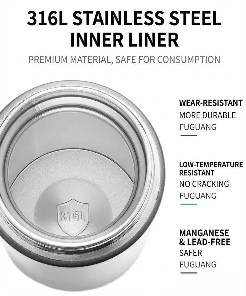 Insulated Tea Tumbler - 316L Steel & Infuser 520ml