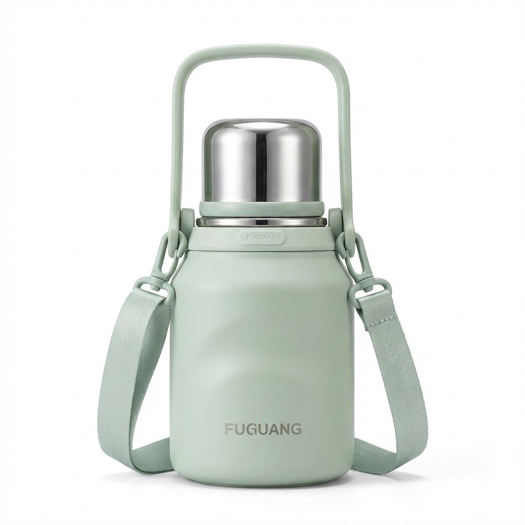 Insulated Stainless Steel Flask (700ml-1500ml) - 316L Medical Grade - 24H Thermal Performance