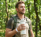 Insulated Stainless Steel Flask (700ml-1500ml) - 316L Medical Grade - 24H Thermal Performance