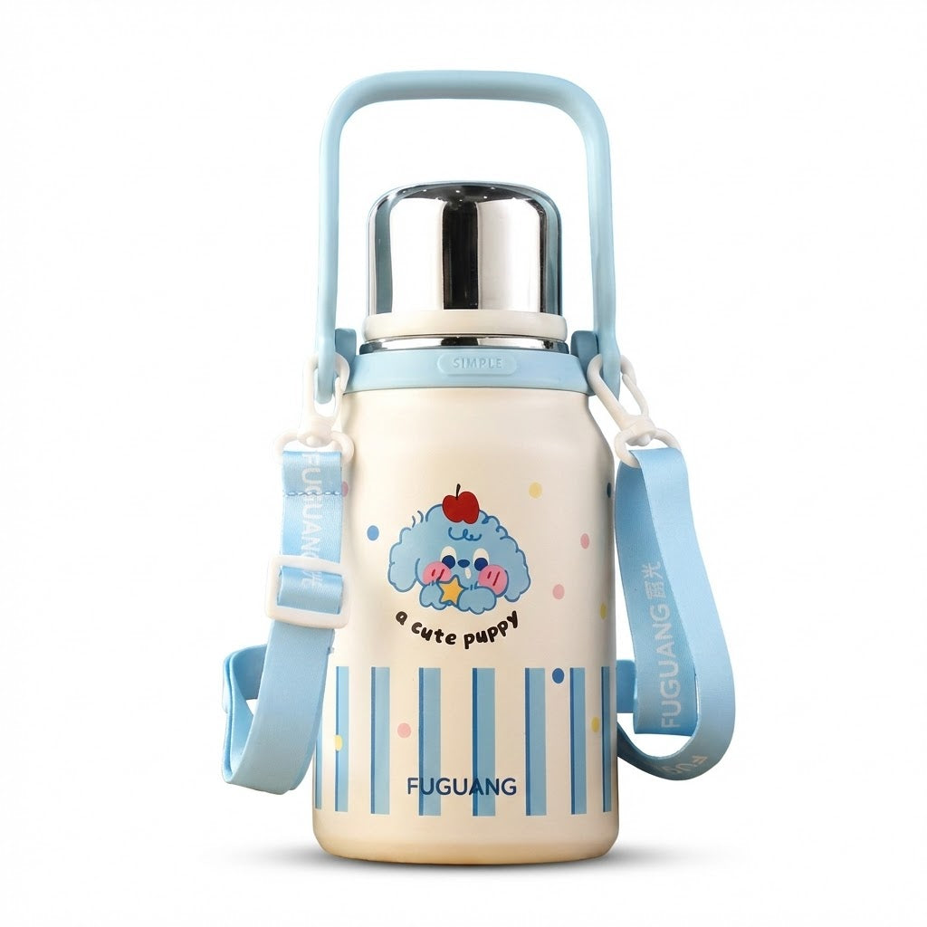 Insulated Stainless Steel Flask (700ml-1500ml) - 316L Medical Grade - 24H Thermal Performance