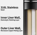 Insulated Tea Tumbler - 316L Steel & Infuser 520ml