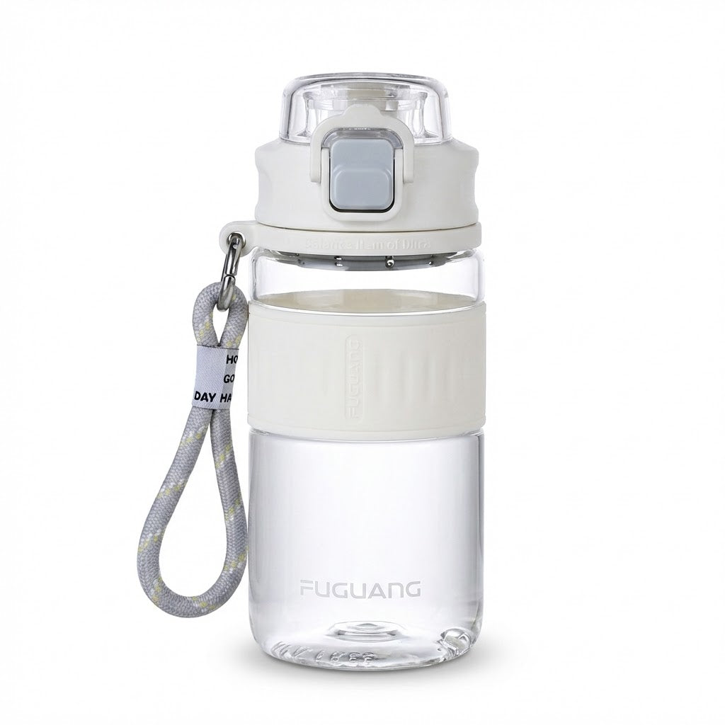 Tritan Sports Water Bottle - Leak-Proof 550ml Flask with One-Click Lid