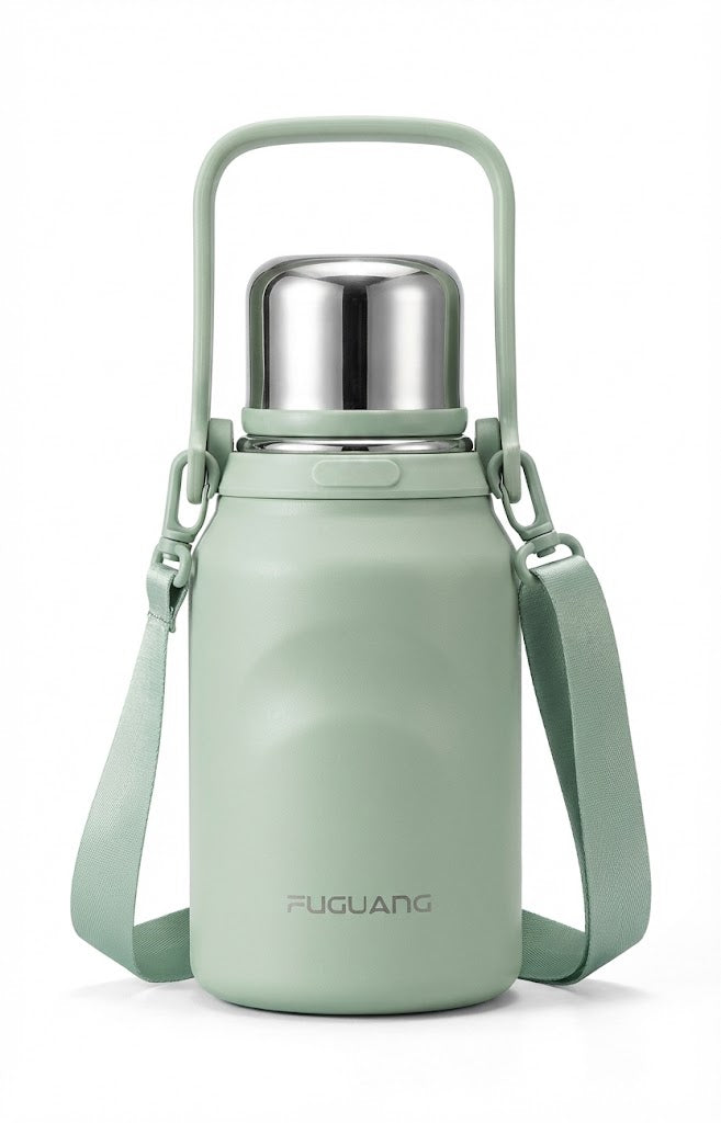 Insulated Stainless Steel Flask (700ml-1500ml) - 316L Medical Grade - 24H Thermal Performance