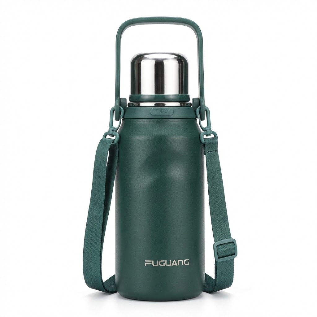 Insulated Stainless Steel Flask (700ml-1500ml) - 316L Medical Grade - 24H Thermal Performance