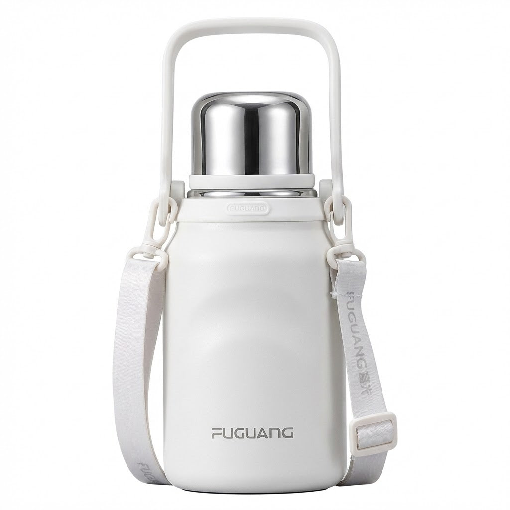 Insulated Stainless Steel Flask (700ml-1500ml) - 316L Medical Grade - 24H Thermal Performance