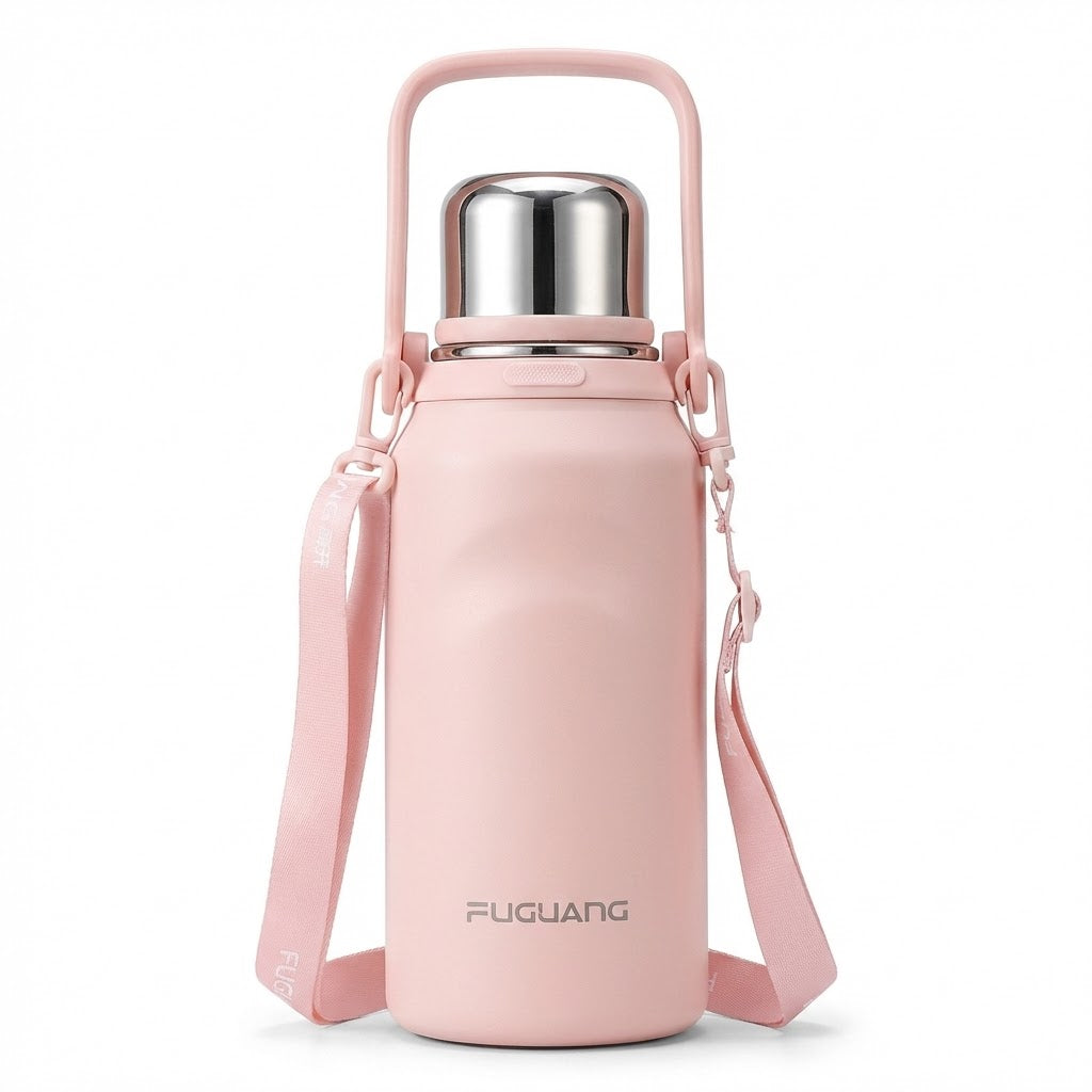 Insulated Stainless Steel Flask (700ml-1500ml) - 316L Medical Grade - 24H Thermal Performance